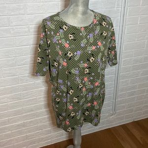 Lularoe Irma Minnie Mouse floral EUC